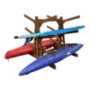 BEST SELLER: 8 Place Double Sided Poly Kayak Rack - Image 7