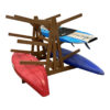 BEST SELLER: 8 Place Double Sided Poly Kayak Rack - Image 6