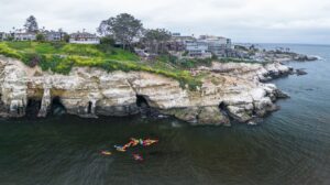 Kayaks at La Jolla San Diego