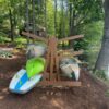 BEST SELLER: 8 Place Double Sided Poly Kayak Rack - Image 4